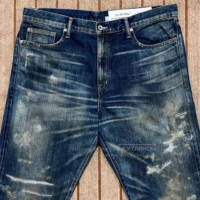 Neighborhood Neighborhood size XL Distressed Blue Dirty Pants Size US 27 - 3 Thumbnail