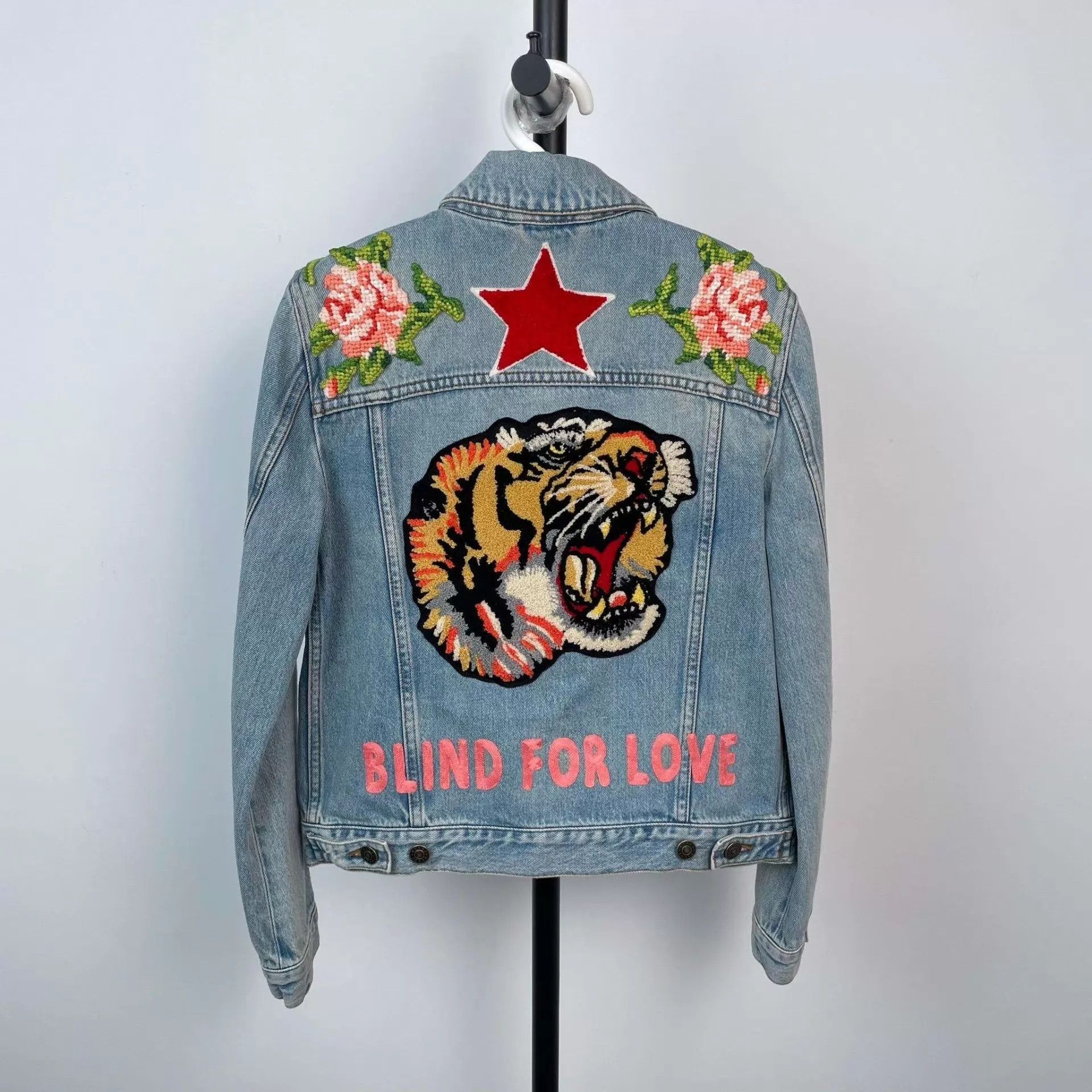 Gucci Gucci Denim Jacket 38 Blue Runway Size XS / US 0-2 / IT 36-38 - 2 Thumbnail
