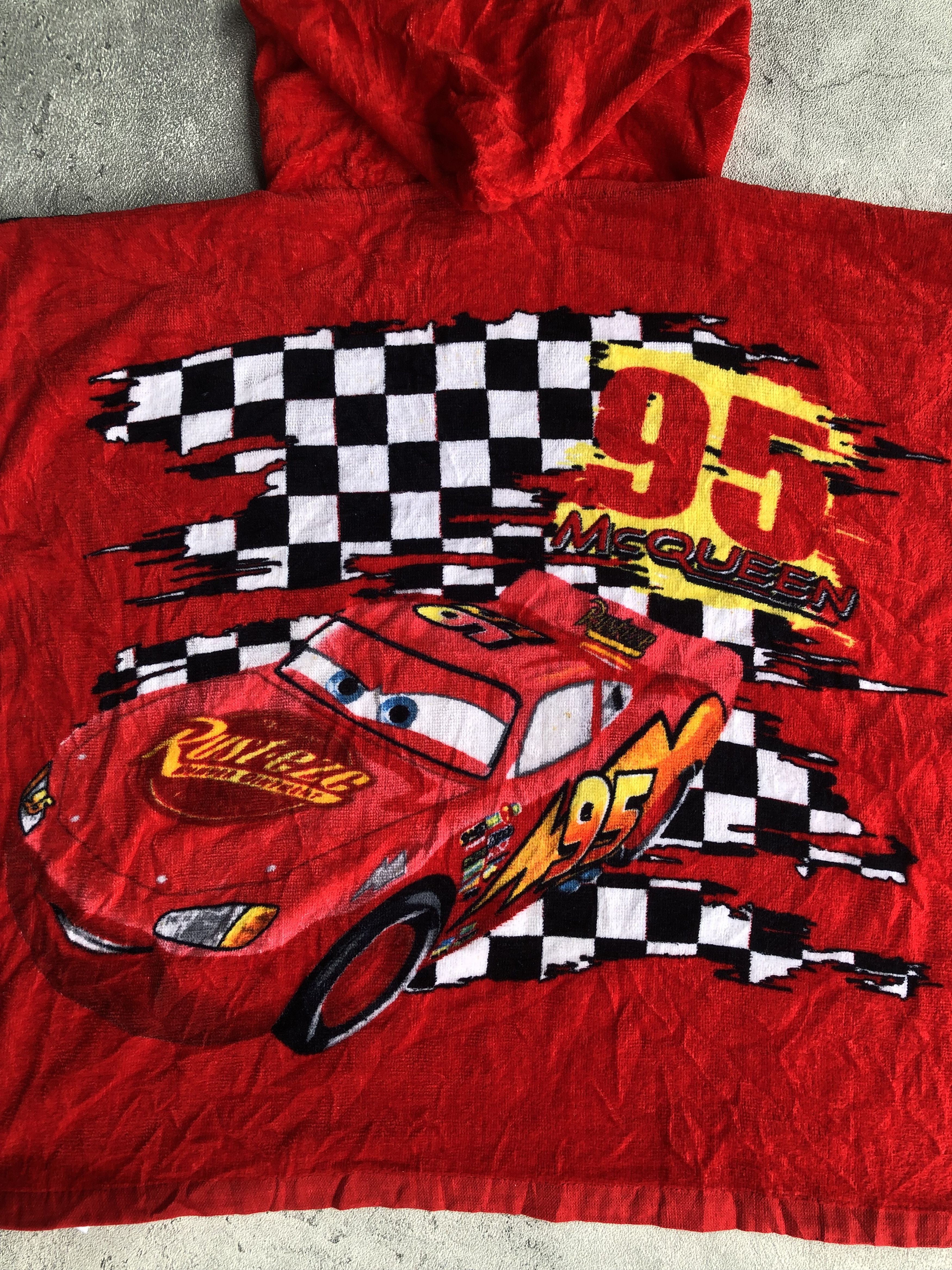 Cartoon Network × Vintage Vintage 90s Cartoon Cars Lightning Mcqueen Rare Towel Size ONE SIZE - 8 Thumbnail