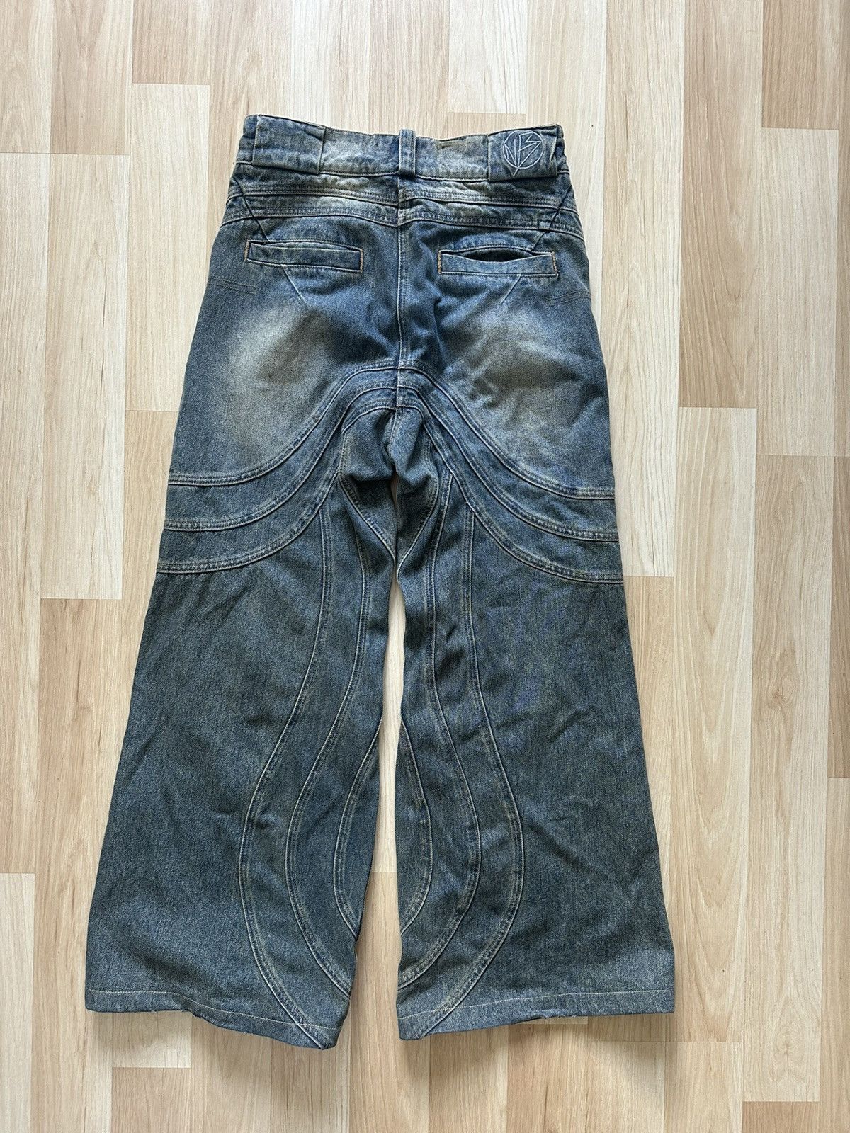 No Faith Studios No faith studios wave denim blue jeans Size US 30 / EU 46 - 4 Thumbnail