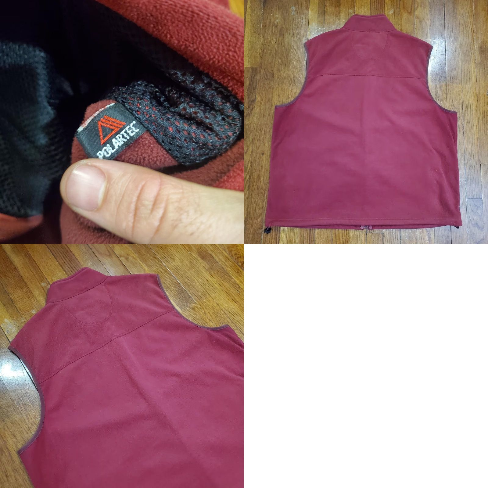 Vintage L.L.Bean Vest Mens 2XL Red Polartec Full Zip Outdoor Casual Warm Fleece Size US XXL / EU 58 / 5 - 8 Thumbnail