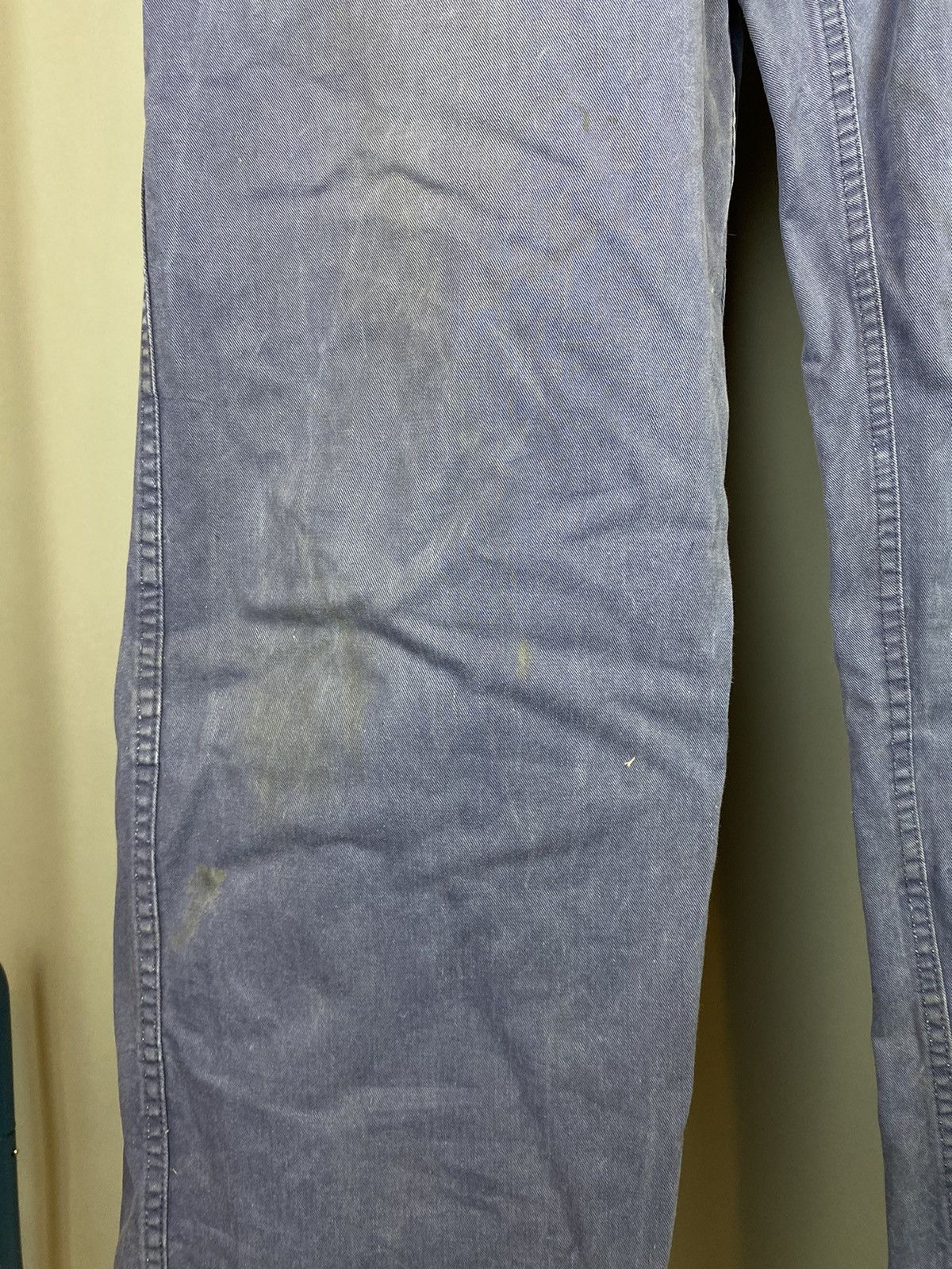 Le Laboureur × Vintage Vintage Faded Workwear Pants in Washed Indigo Purple Size US 40 / EU 56 - 3 Thumbnail