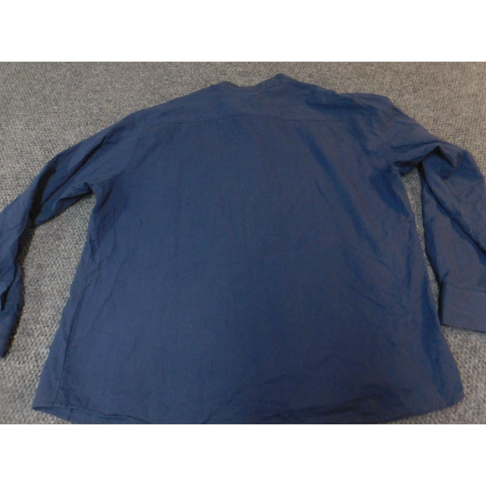 Vintage Coofandy Mens Shirt 2XL Blue Button Henley Classic Shirt Mens Size US XXL / EU 58 / 5 - 6 Thumbnail
