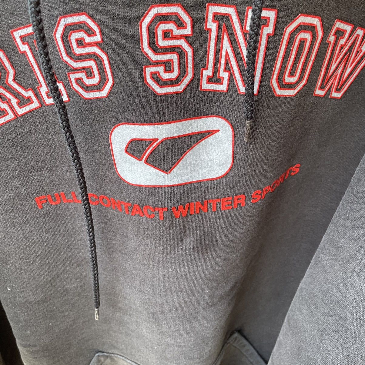 Vintage 🔥Vintage 90s Iris Snow Big Logo Pullover Hoodie Size US M / EU 48-50 / 2 - 7 Thumbnail