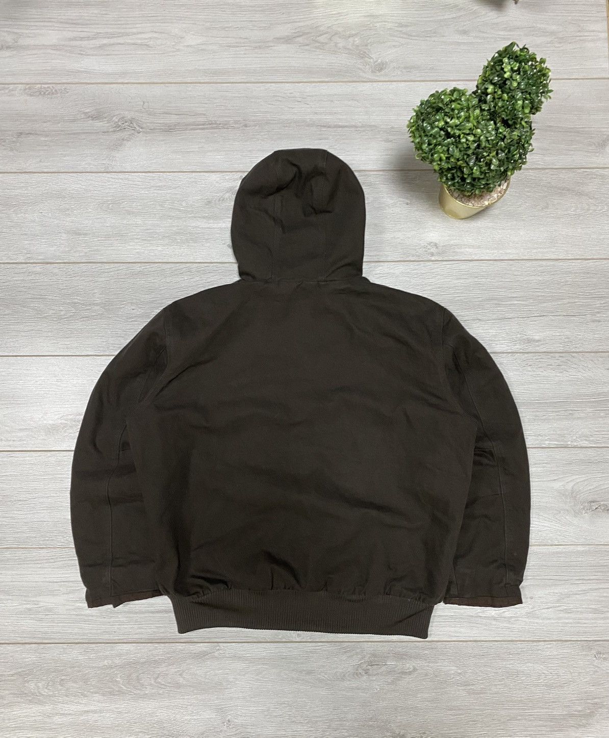 Carhartt Carhartt active jacket canvass zip hooded Size US L / EU 52-54 / 3 - 12 Thumbnail