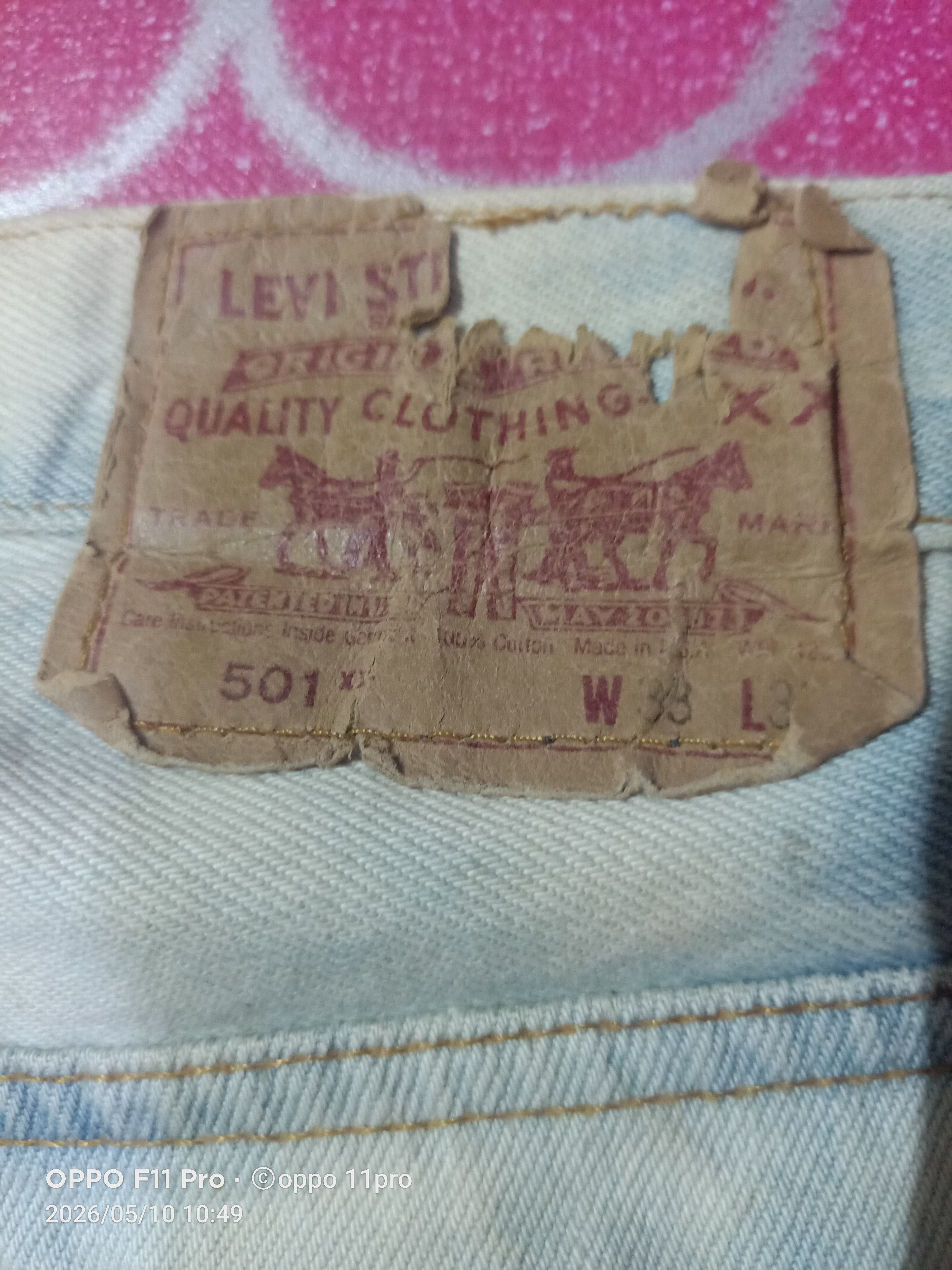 Levi's Vintage Clothing 💥Vintage Levi's 501Xx Acid Wash Denim 💥 Size US 32 / EU 48 - 8 Thumbnail