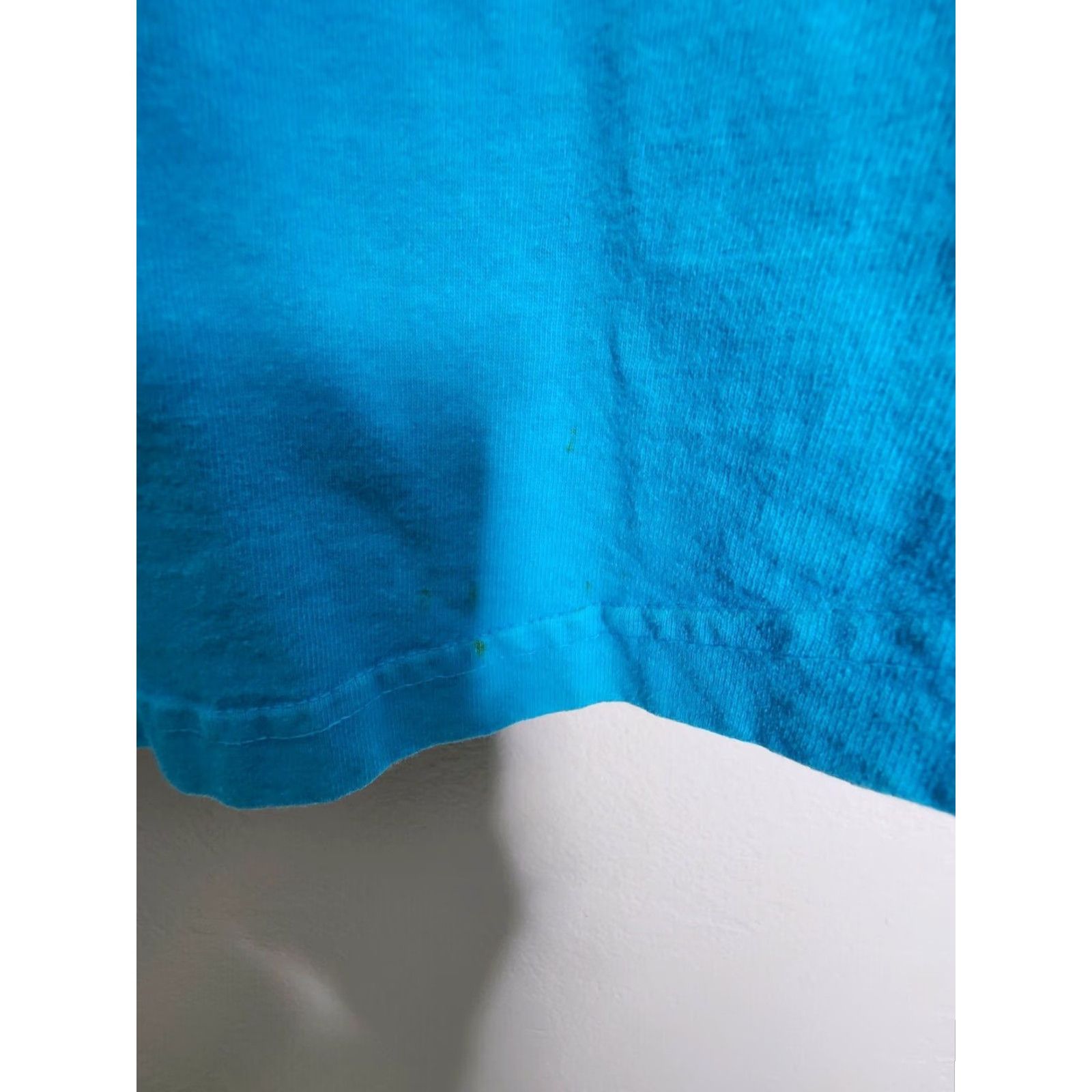 ESPIRIT Spirit Jersey Shirt Womens XS Boca Grande Florida FL Distressed Blue Logo Crew Neck Long Sleeve T-Shirt Relaxed Casual 100% Cotton USA Sports Retro Size XS / US 0-2 / IT 36-38 - 3 Thumbnail
