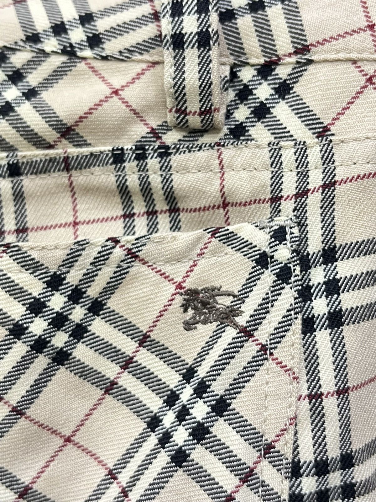 Burberry Vintage Burberry Blue Label Iconic Nova Check Wool Pants Size 27" / US 4 / IT 40 - 8 Thumbnail