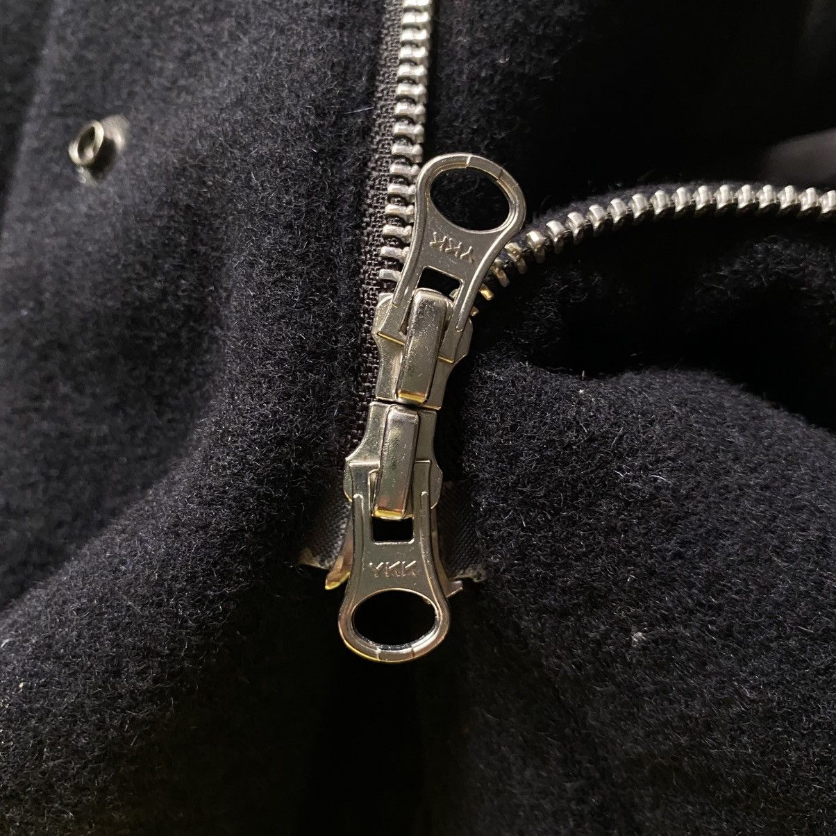 Zucca ZUCCA Black Wool Coat Size M / US 6-8 / IT 42-44 - 18 Thumbnail