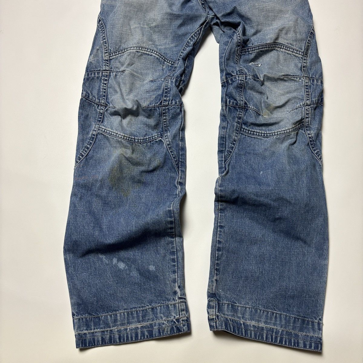 Diesel × If Six Was Nine × Japanese Brand DIESEL VINTAGE GRUNGE KNEE DISTRESSED JEANS Y2K AVANTGARDE Size US 27 - 7 Thumbnail