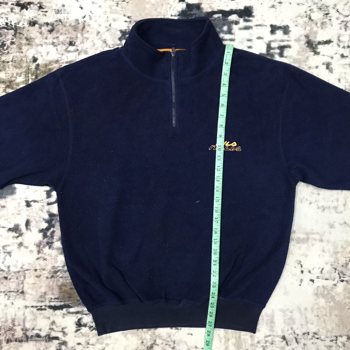 Fila Vintage Fila Italia Embroidery Spellout Halfzipper Fleece Size US L / EU 52-54 / 3 - 13 Thumbnail