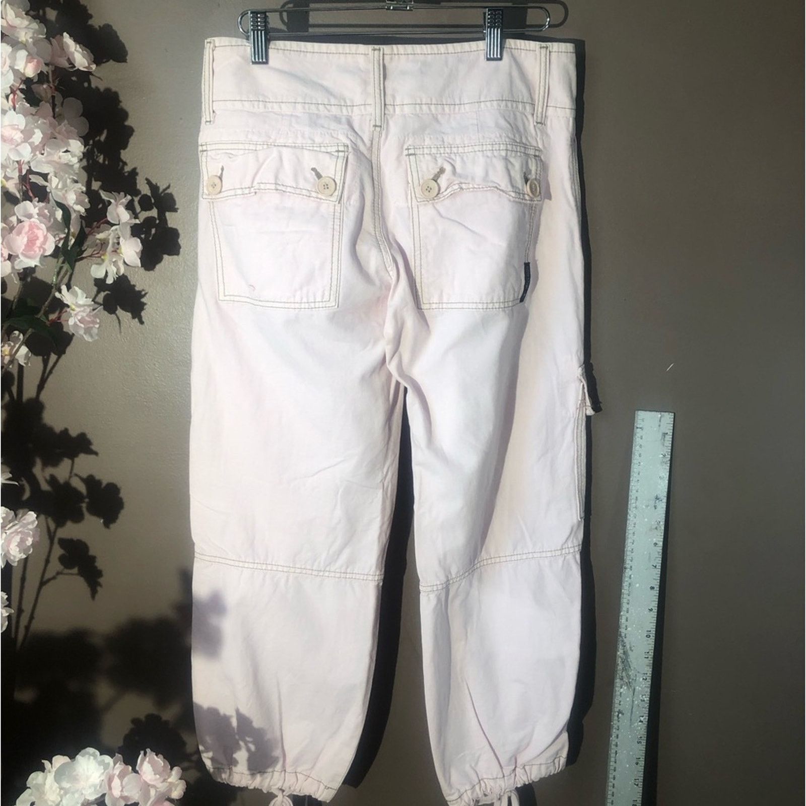 Other Billy blues cargo pants pink with draw string. Size 26" / US 2 / IT 38 - 11 Thumbnail