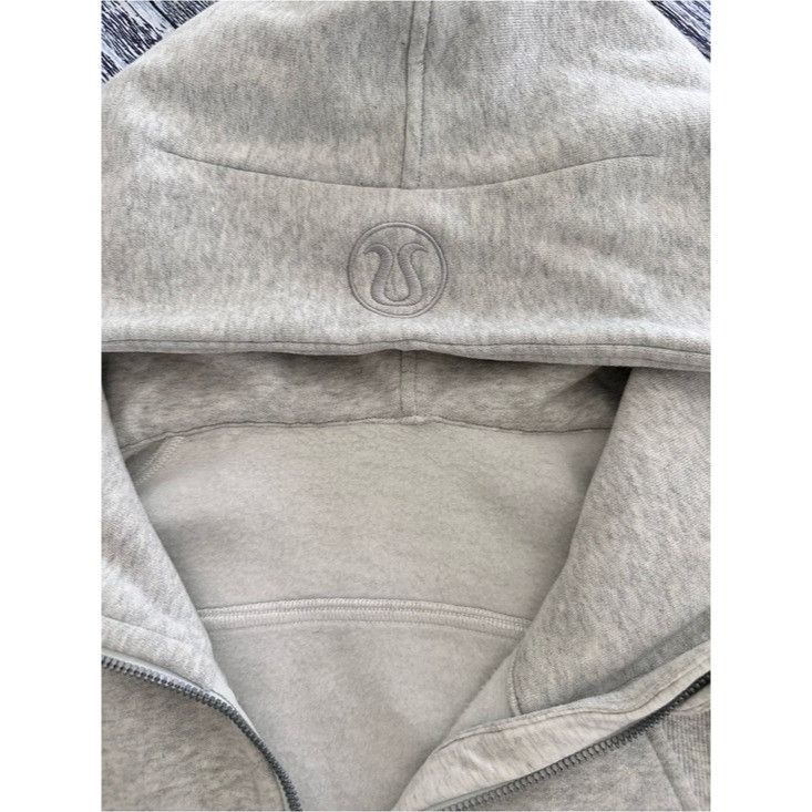 Lululemon Lululemon Cropped Scuba Half Zip Hoodie in Heathered Gray Size M / US 6-8 / IT 42-44 - 7 Thumbnail