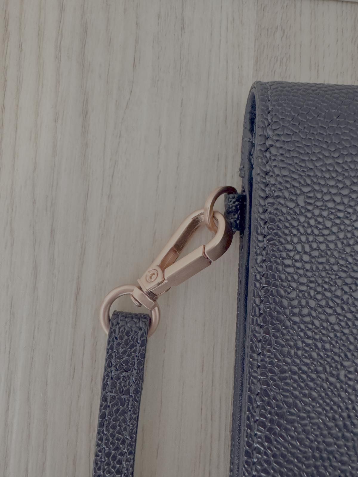 Ted Baker Ted Baker Krystan Leather Envelope Clutch- Navy Size ONE SIZE - 4 Thumbnail