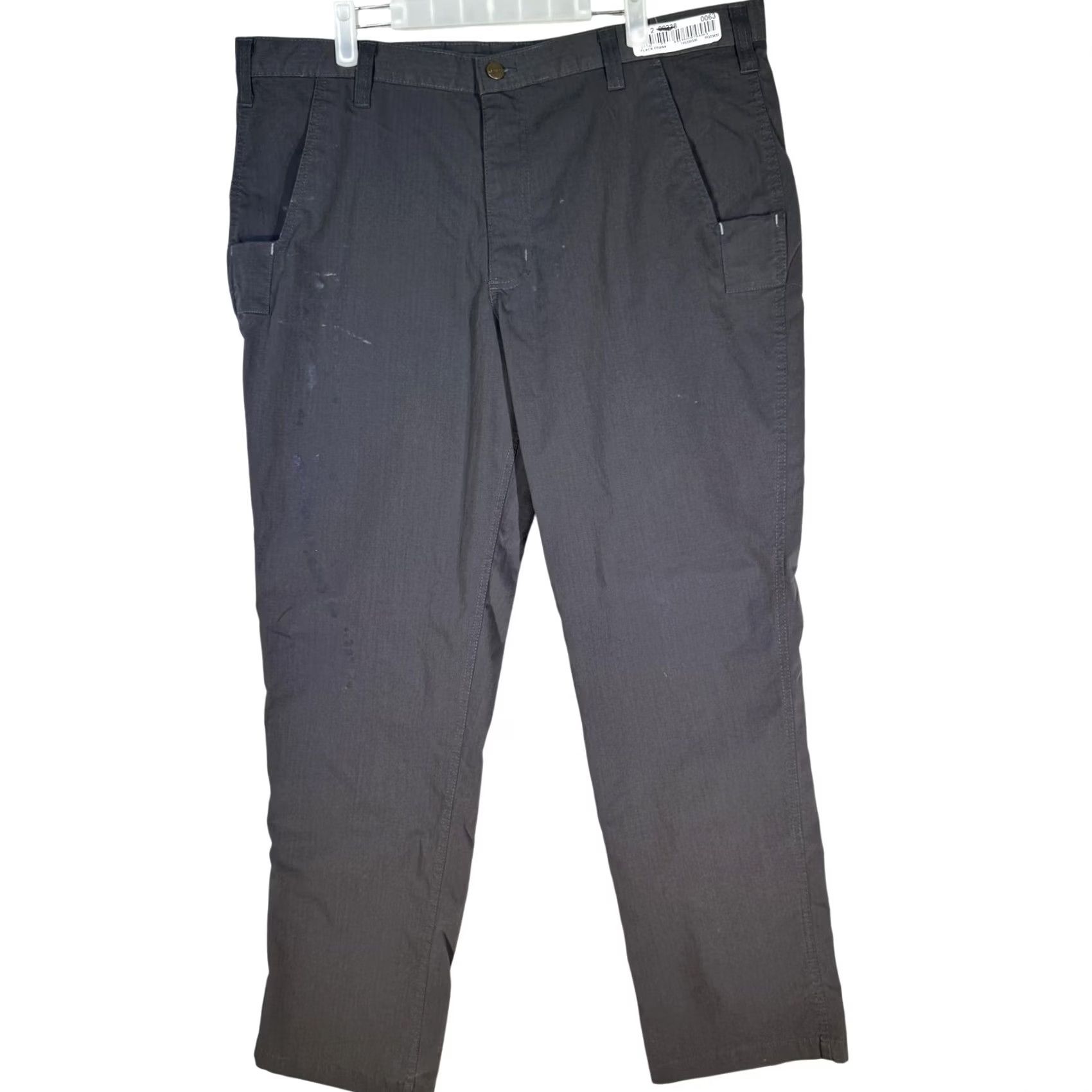 Carhartt Carhartt Pants Mens 38x32 Gray Relaxed Fit Ripstop Utility Workwear Stain Zip Size US 38 / EU 54 - 2 Thumbnail
