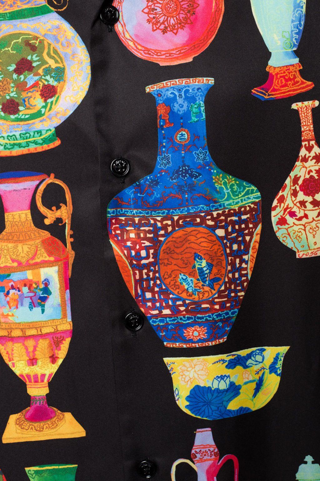Versace Versace x Andy Dixon 7 Vessels Vacation Shirt Men's Size 39 Size US L / EU 52-54 / 3 - 7 Thumbnail