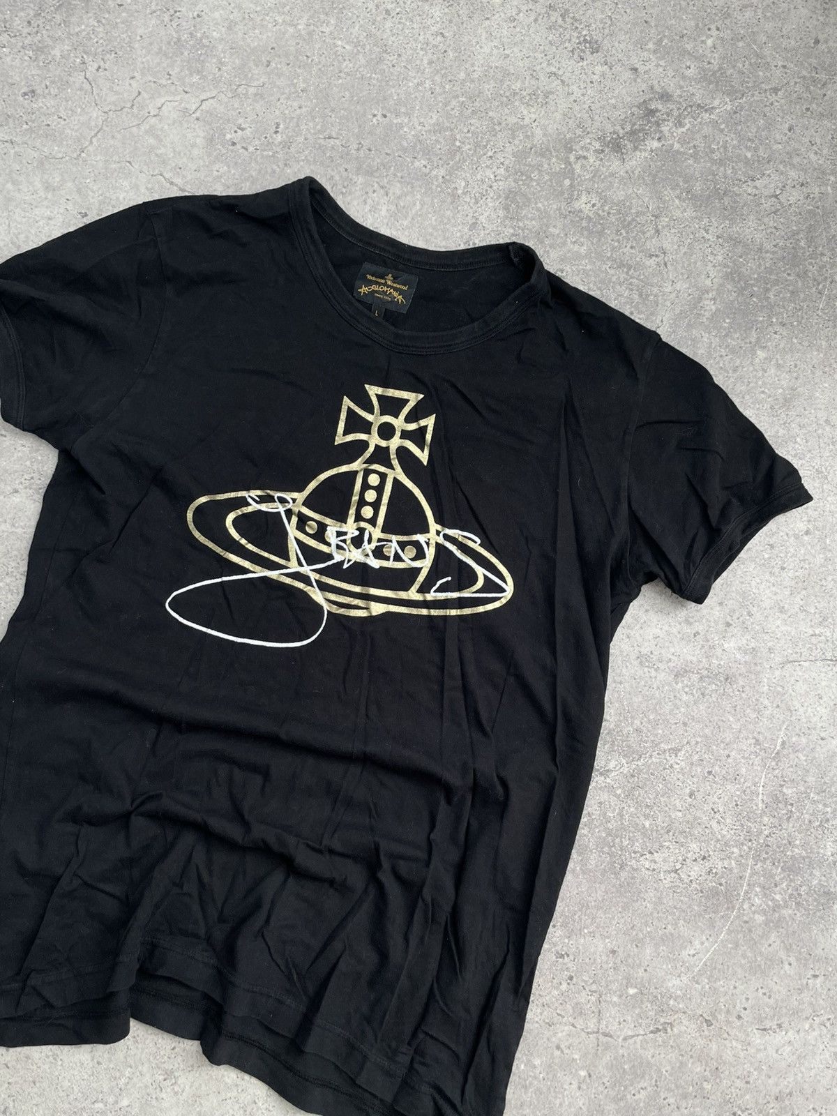 Vivienne Westwood VIVIENNE WESTWOOD T-SHIRT BIG LOGO GRAPHIC DESIGN Size US L / EU 52-54 / 3 - 2 Thumbnail