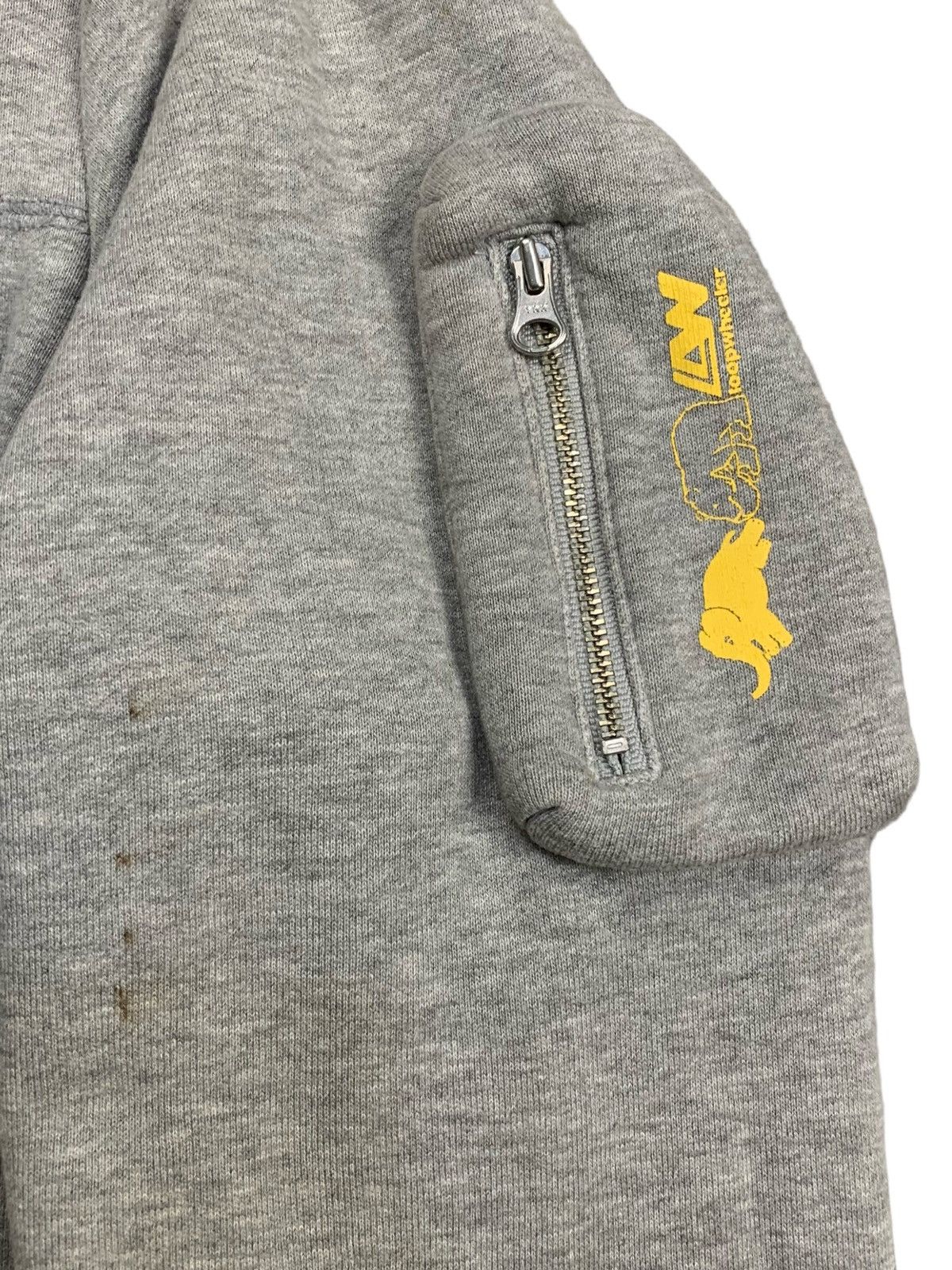 GmbH 2009 Loopwheeler X GmbH - Hooligan Masked Zip Hoodie Size US L / EU 52-54 / 3 - 15 Thumbnail