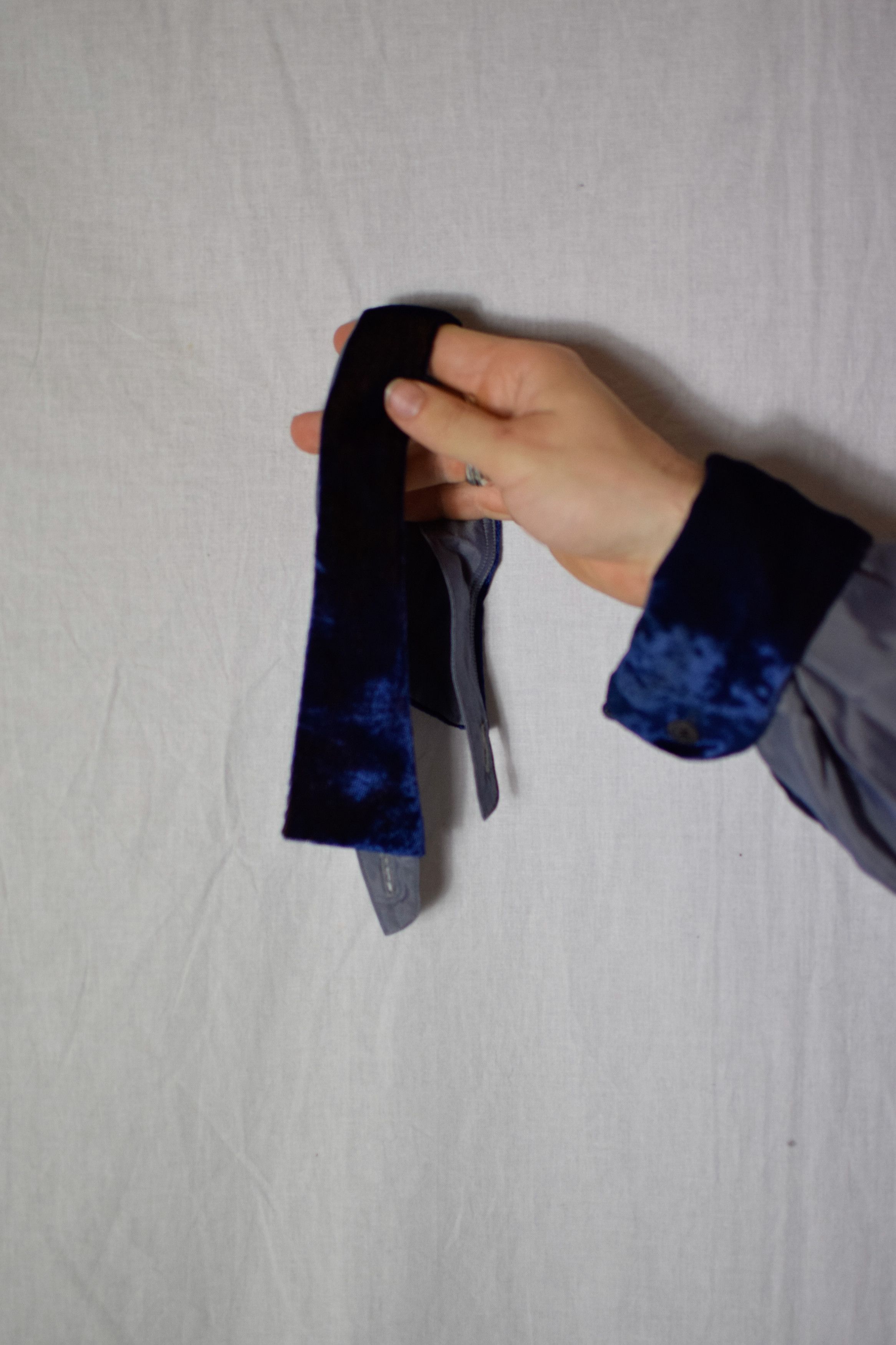 Yohji Yamamoto YYPH Archive Velvet Detail Shirt Size US L / EU 52-54 / 3 - 12 Thumbnail