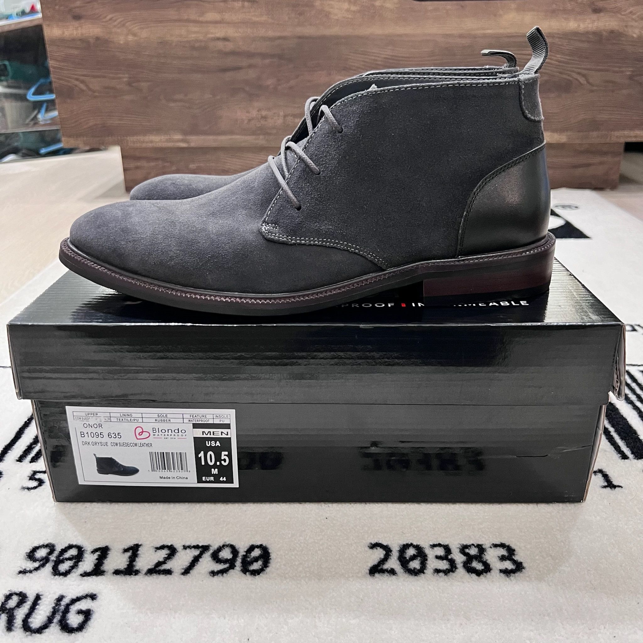 Other Blondo Suede Cow Leather Waterproof Lace Up Lug Chukka Boots Size US 10.5 / EU 43-44 - 3 Thumbnail
