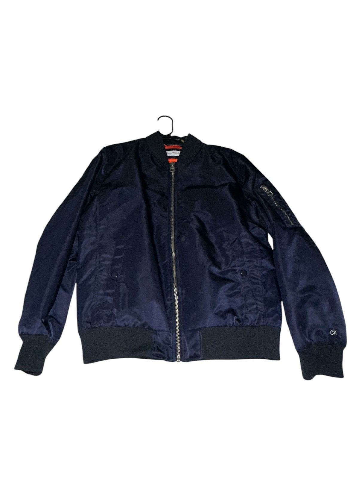 Calvin Klein CK Navy Blue Bomber Jacket