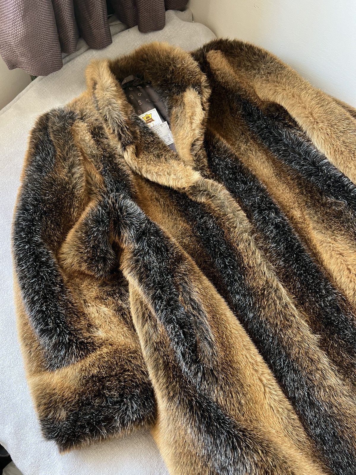 Vintage Vintage avant garde archive faux fur coat tiger y2k style Size M / US 6-8 / IT 42-44 - 3 Thumbnail