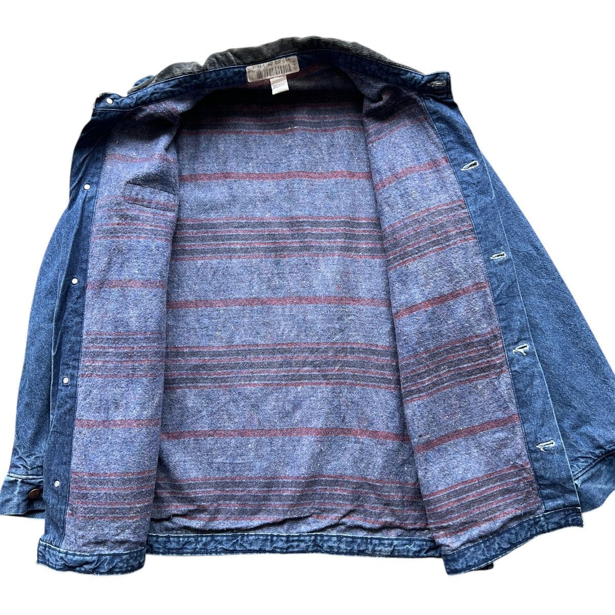 Vintage 🔥 Vintage Big Ben Blanket Denim Chore Jacket Size US L / EU 52-54 / 3 - 8 Thumbnail