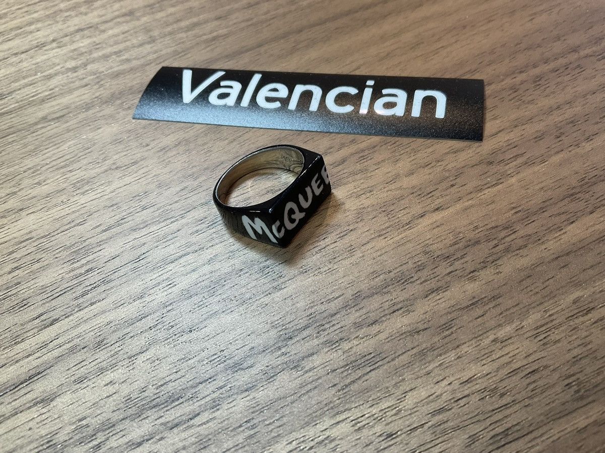 Alexander McQueen Alexander McQueen graffiti ring Size ONE SIZE - 3 Thumbnail