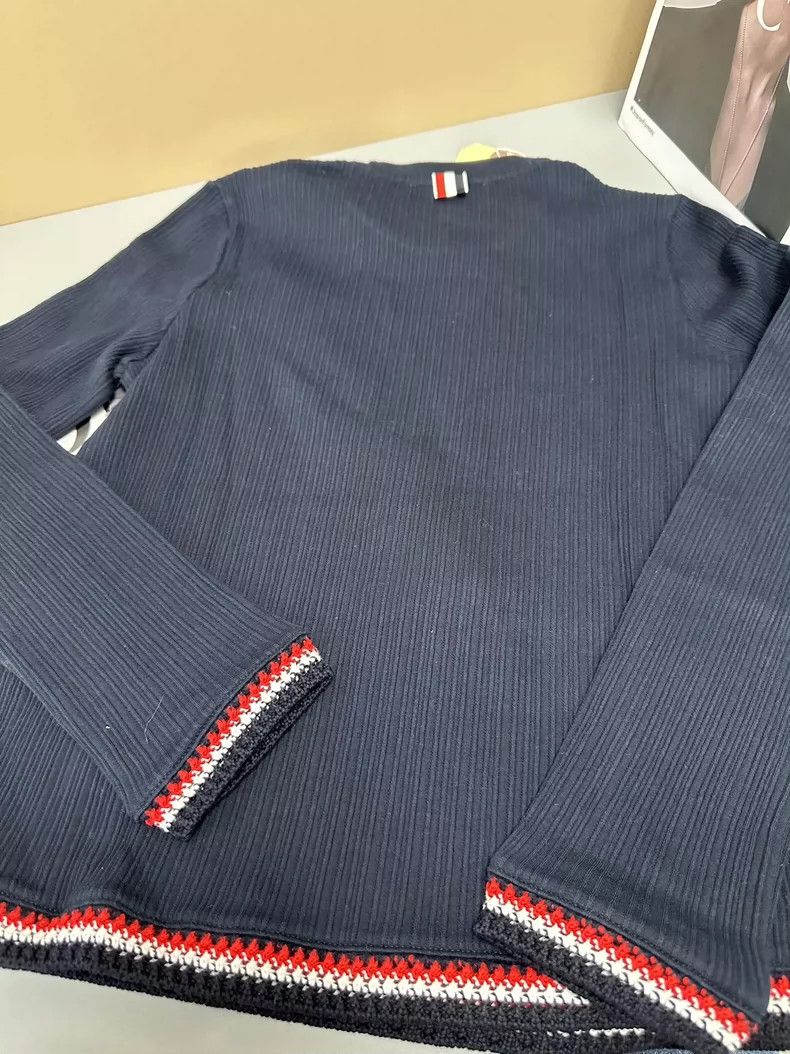 Thom Browne Thom Browne Blue striped knit tights Size S / US 4 / IT 40 - 2 Thumbnail