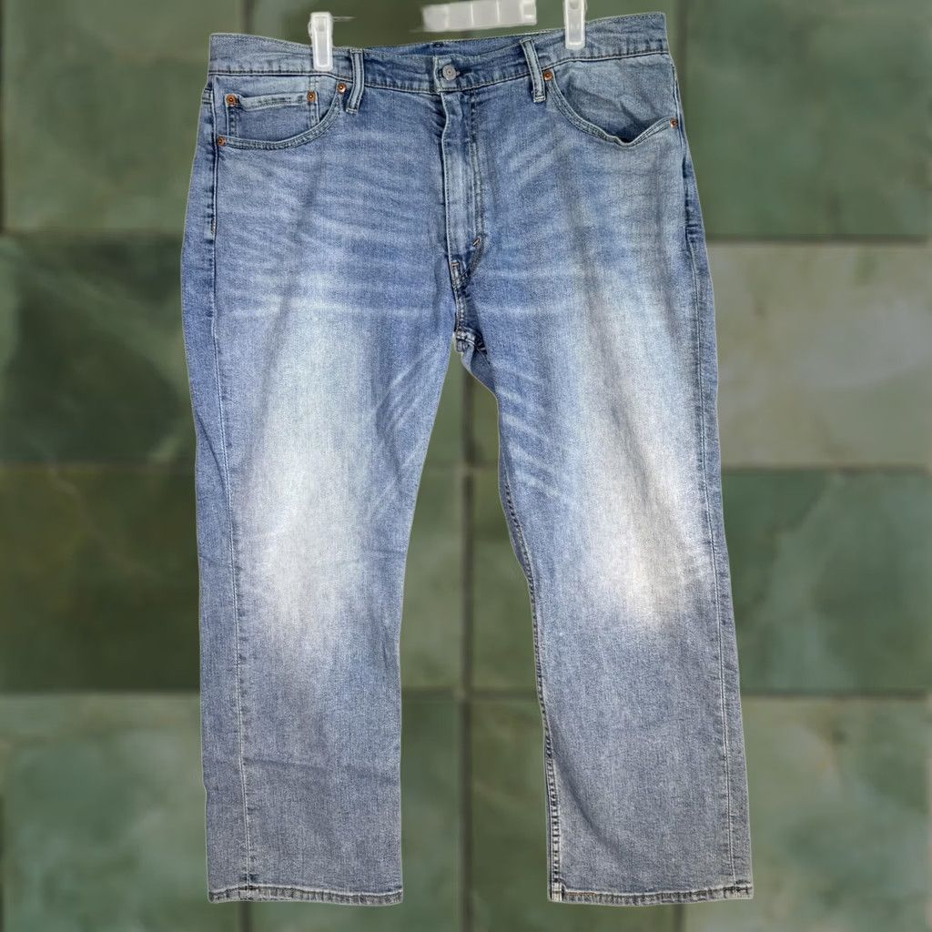 Levi's VINTAGE Levis 559 Jeans Mens 38x30 Blue Whiskered Relaxed Straight Denim Mid Rise Pants Size US 38 / EU 54 - 1 Thumbnail