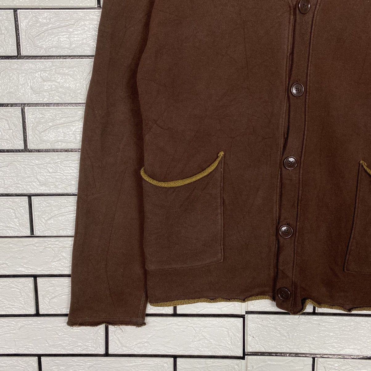 Japanese Brand 📌Vintage Cardigan Button Jacket Indigo Unbrand Issey Miyake Size M / US 6-8 / IT 42-44 - 5 Thumbnail