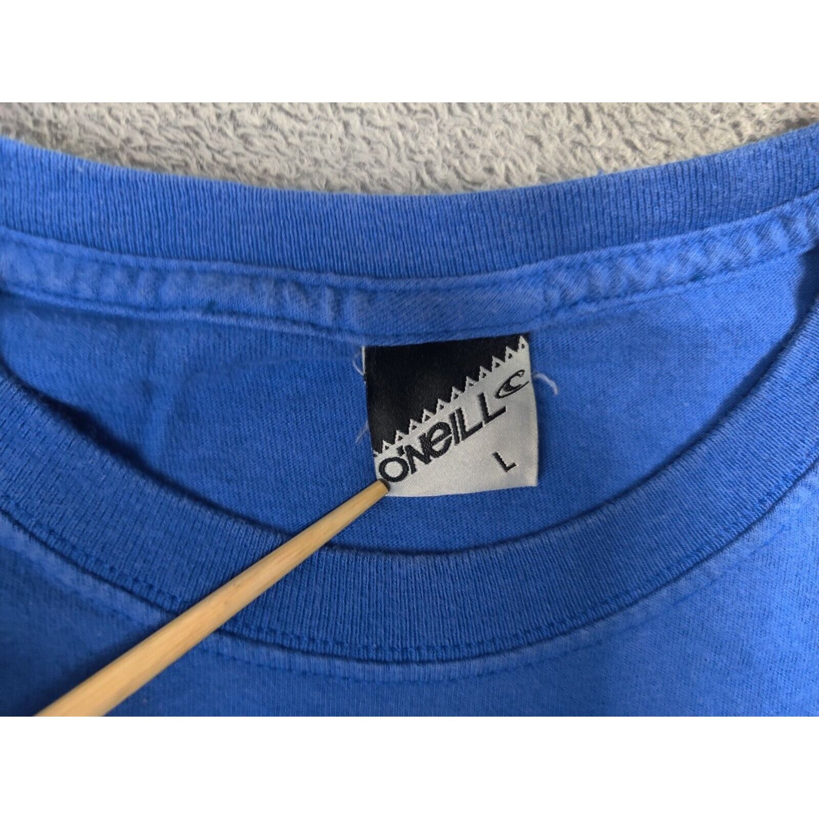 O'Neill O'Neill Shrt Adult Mens Large Blue White Spell Out Logo Size US L / EU 52-54 / 3 - 4 Thumbnail