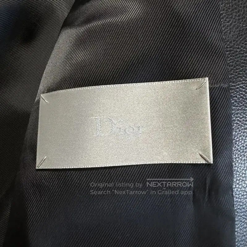 Dior Dior Black Leather Mid-Length Coat for Men . Size US L / EU 52-54 / 3 - 7 Thumbnail