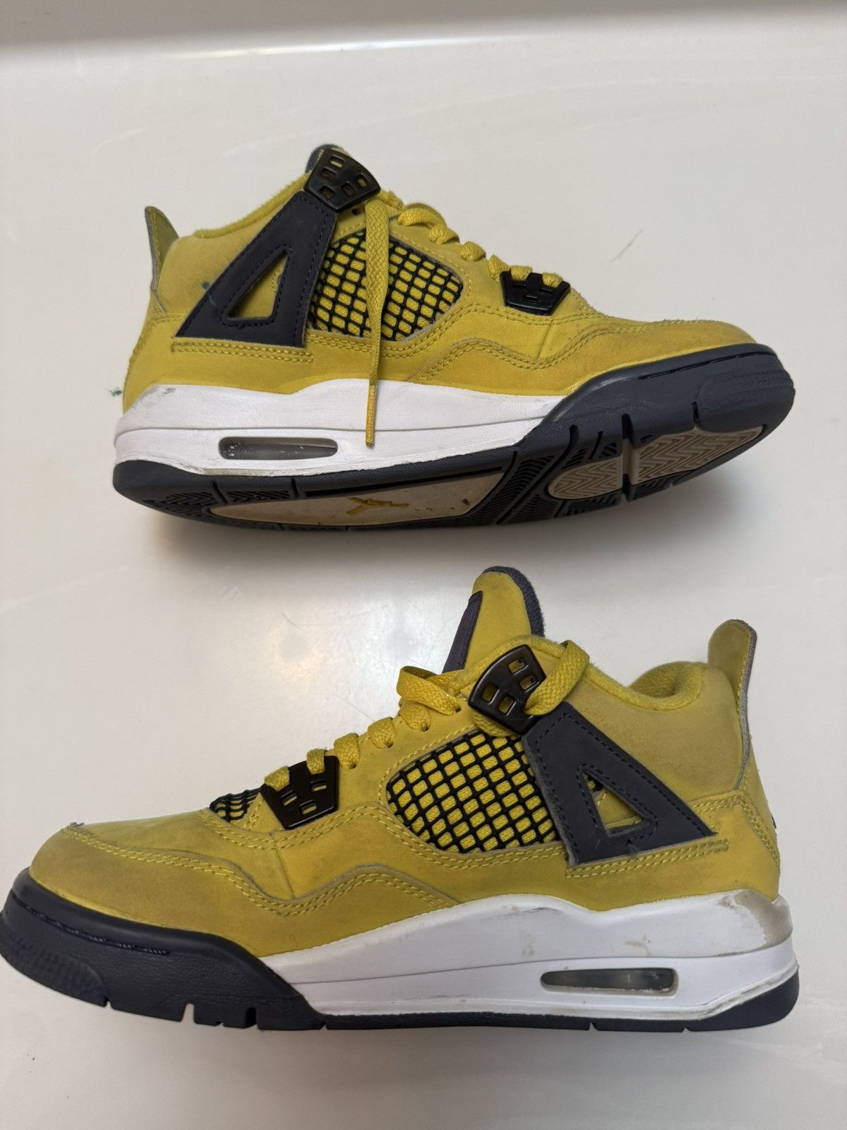 Jordan Brand Lightning Jordan 4s Size US 4.5 / IT 34.5 - 2 Thumbnail