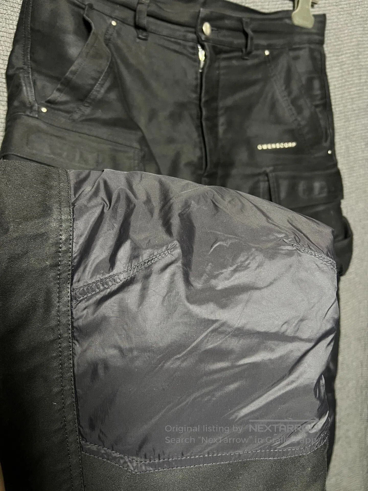 Rick Owens Rick Owens Black Cargo Pants. Size US 31 - 4 Thumbnail