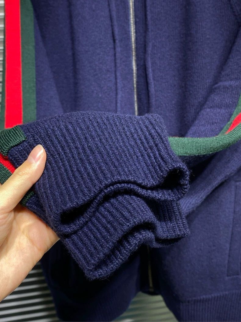 Gucci Gucci Side red and green stripes embroidered letter jacket Size US M / EU 48-50 / 2 - 9 Thumbnail