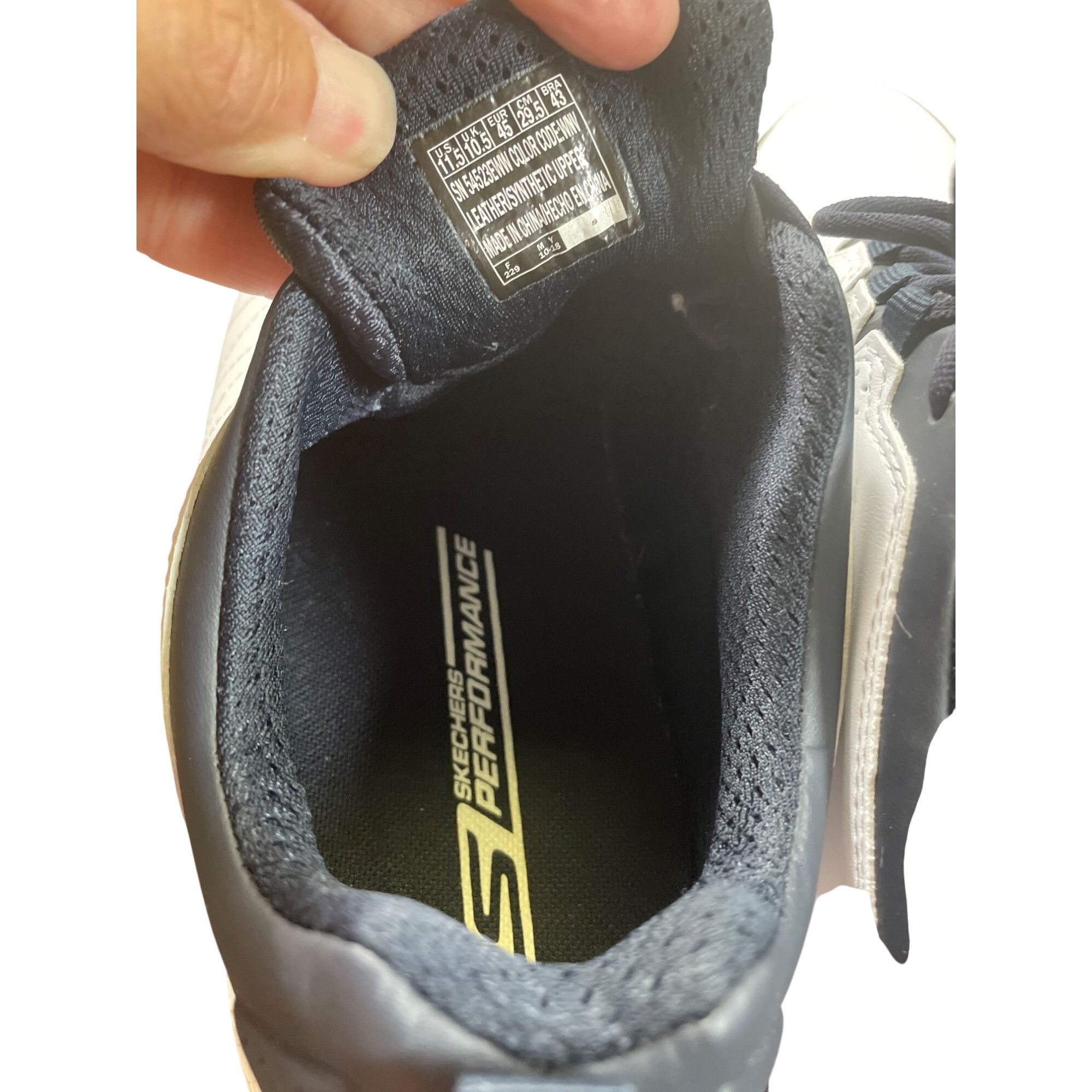 SKECHERS Skechers GoGolf Gen 5 Mens Leather White Sneakers Shoes Size Size US 11.5 / EU 44-45 - 10 Thumbnail