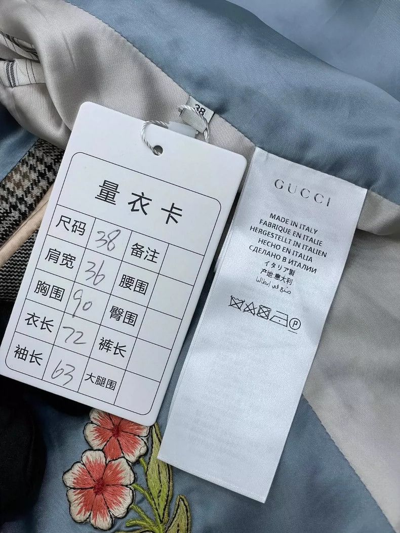 Gucci Gucci Size 38 Plaid suit jacket 2504-Nextarrow Size US XXS / EU 40 - 7 Thumbnail