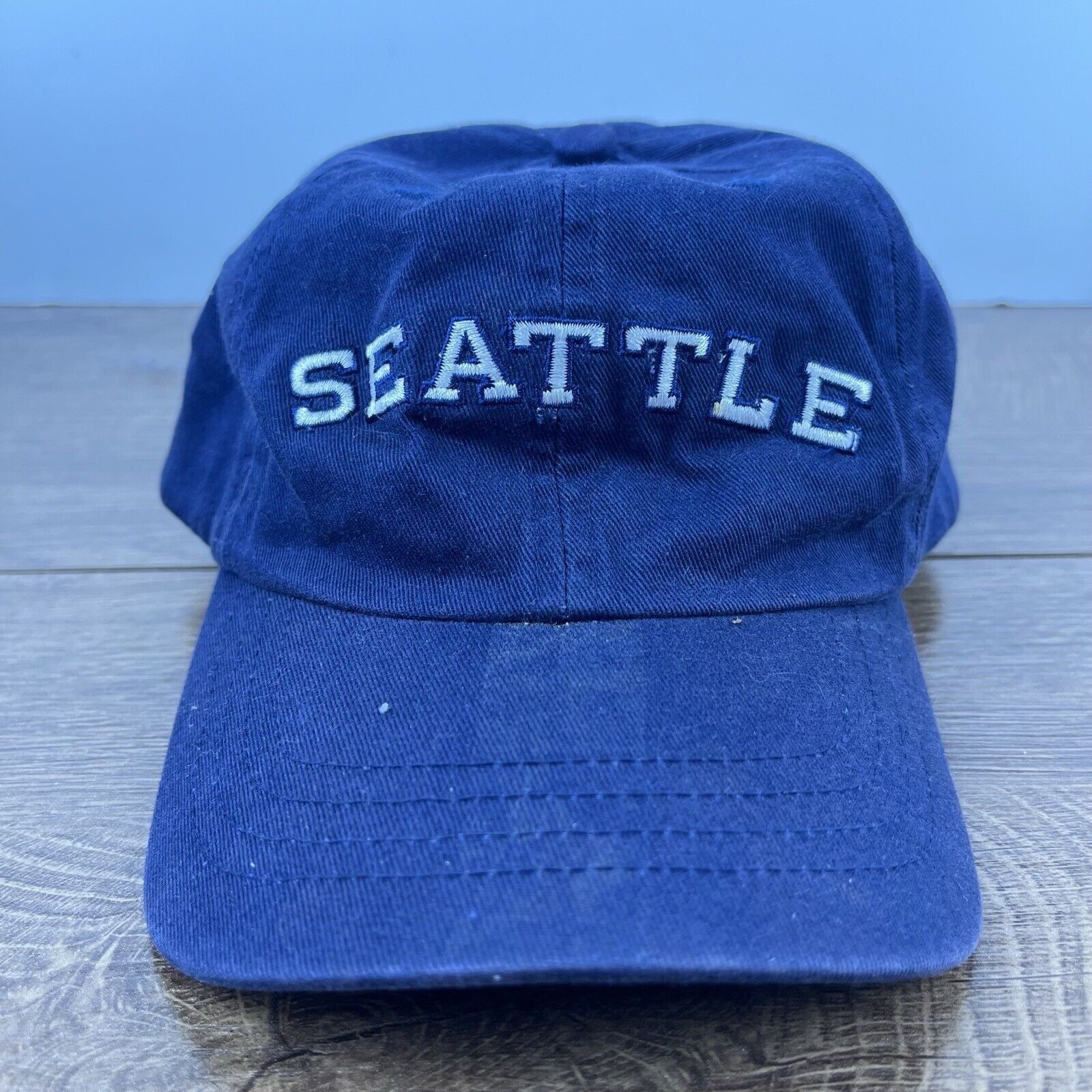 Other Seattle Blue Hat Seattle Seahawaks Blue Adjustable Hat Blue Size ONE SIZE - 1 Thumbnail