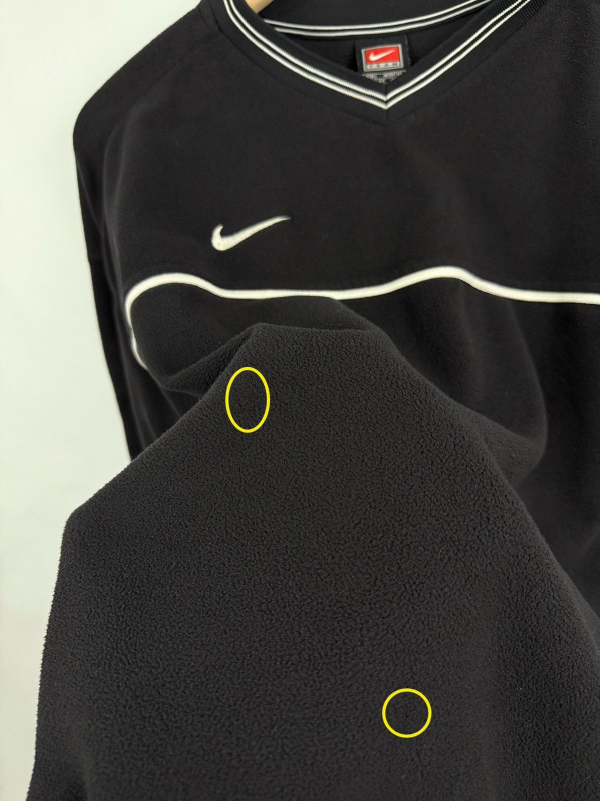 Nike 🇺🇸 Vintage 90s Nike Team Fleece Sweatshirt Rare Retro Y2K Size US L / EU 52-54 / 3 - 8 Thumbnail