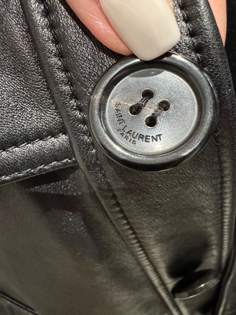 Saint Laurent Paris Saint Laurent Paris Leather Jacket Nextarrow-2505 Size US M / EU 48-50 / 2 - 3 Thumbnail