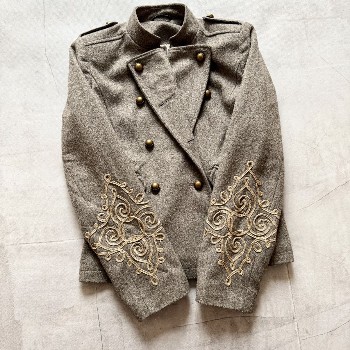 Undercover 00s Napoleon Military Jacket Coat Japan PPFM Balmain Vibe Size M / US 6-8 / IT 42-44 - 6 Thumbnail