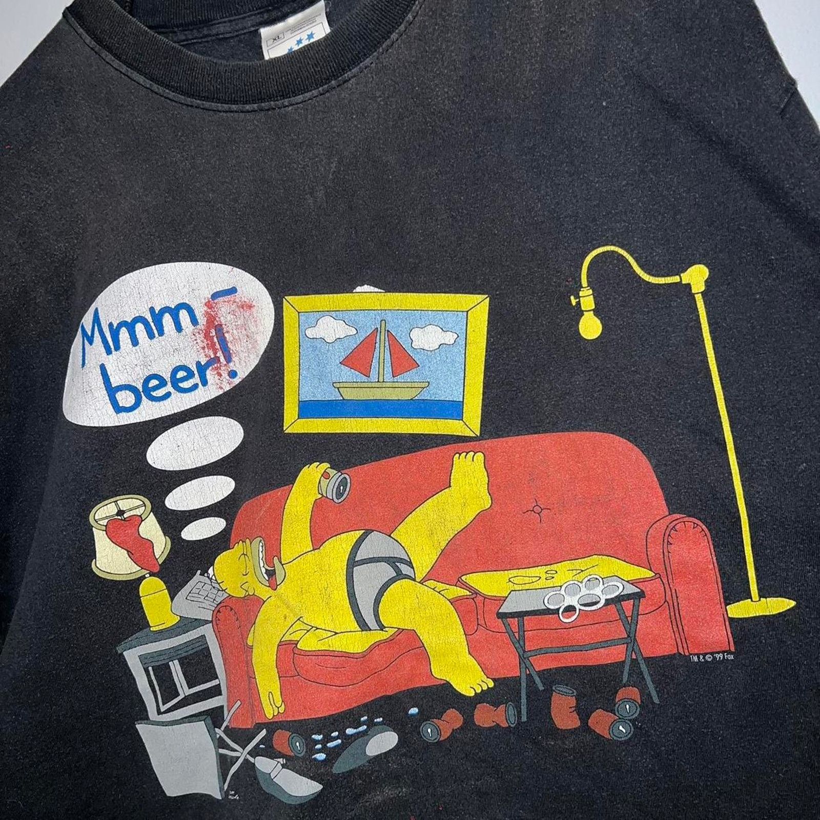 The Simpsons 1999 the simpsons mmm beer Size US XL / EU 56 / 4 - 2 Thumbnail