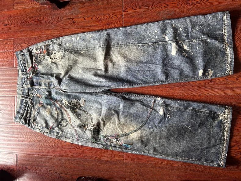 Acne Studios Acne Studios Optical illusion inkjet baggy3D printed jeans Size US 30 / EU 46 - 6 Thumbnail