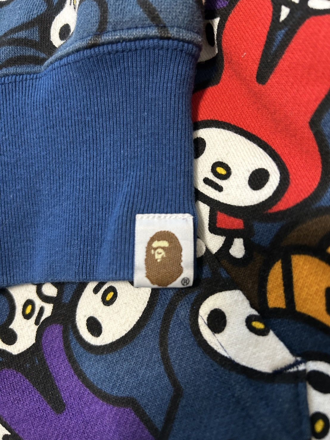 Bape RARE Bape Sanrio Mymelody Baby Milo Shark Full Zip Hoodie Size US XL / EU 56 / 4 - 6 Thumbnail