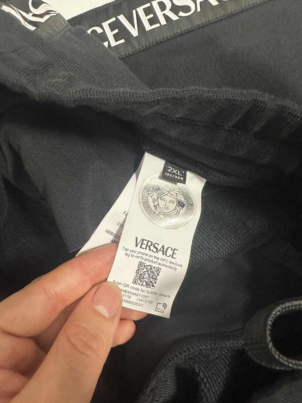 Versace Versace Black Sweatpants Size US 38 / EU 54 - 8 Thumbnail