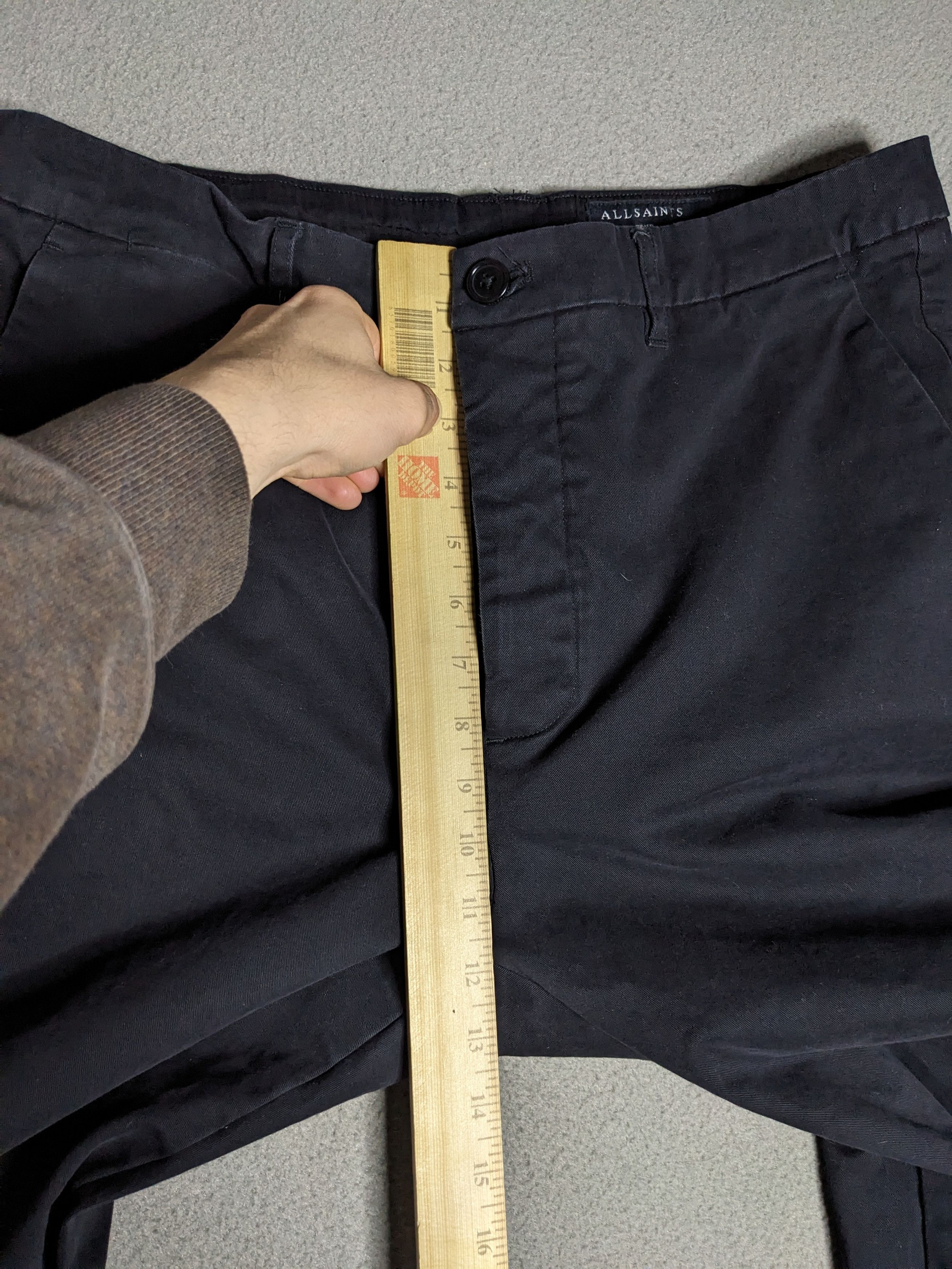 Allsaints All Saints Walde Chino Pants 34x29 Twill Trousers High Rise Size US 34 / EU 50 - 19 Thumbnail