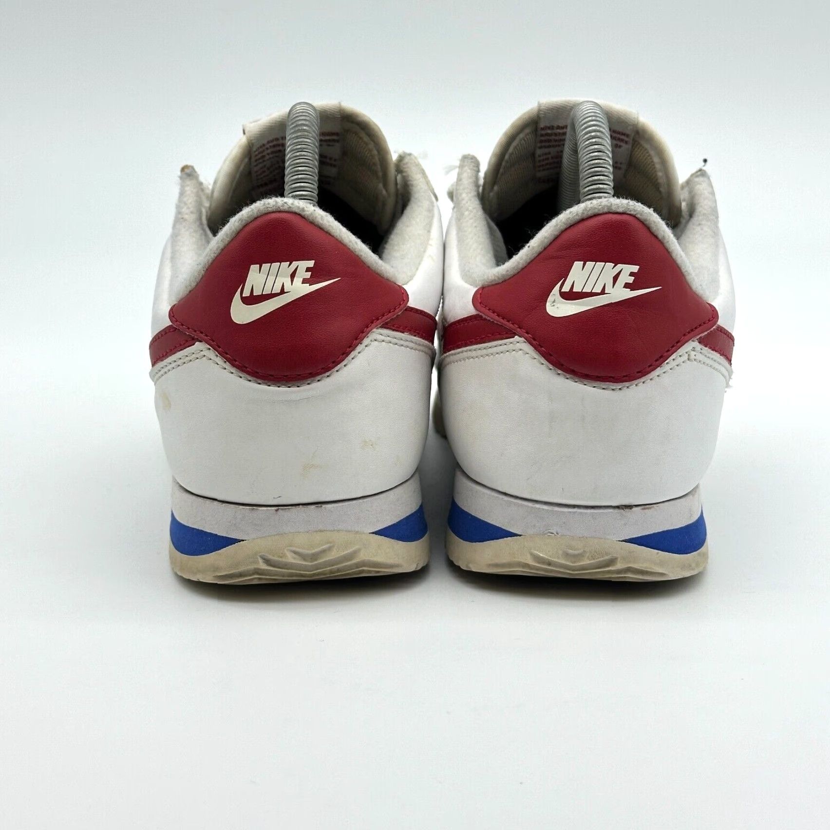 Nike Nike Cortez Sneaker Mens Size 8 White Red Blue Leather 819719-103 Go Out Sports Casual Shoes Size US 8 / EU 41 - 5 Thumbnail