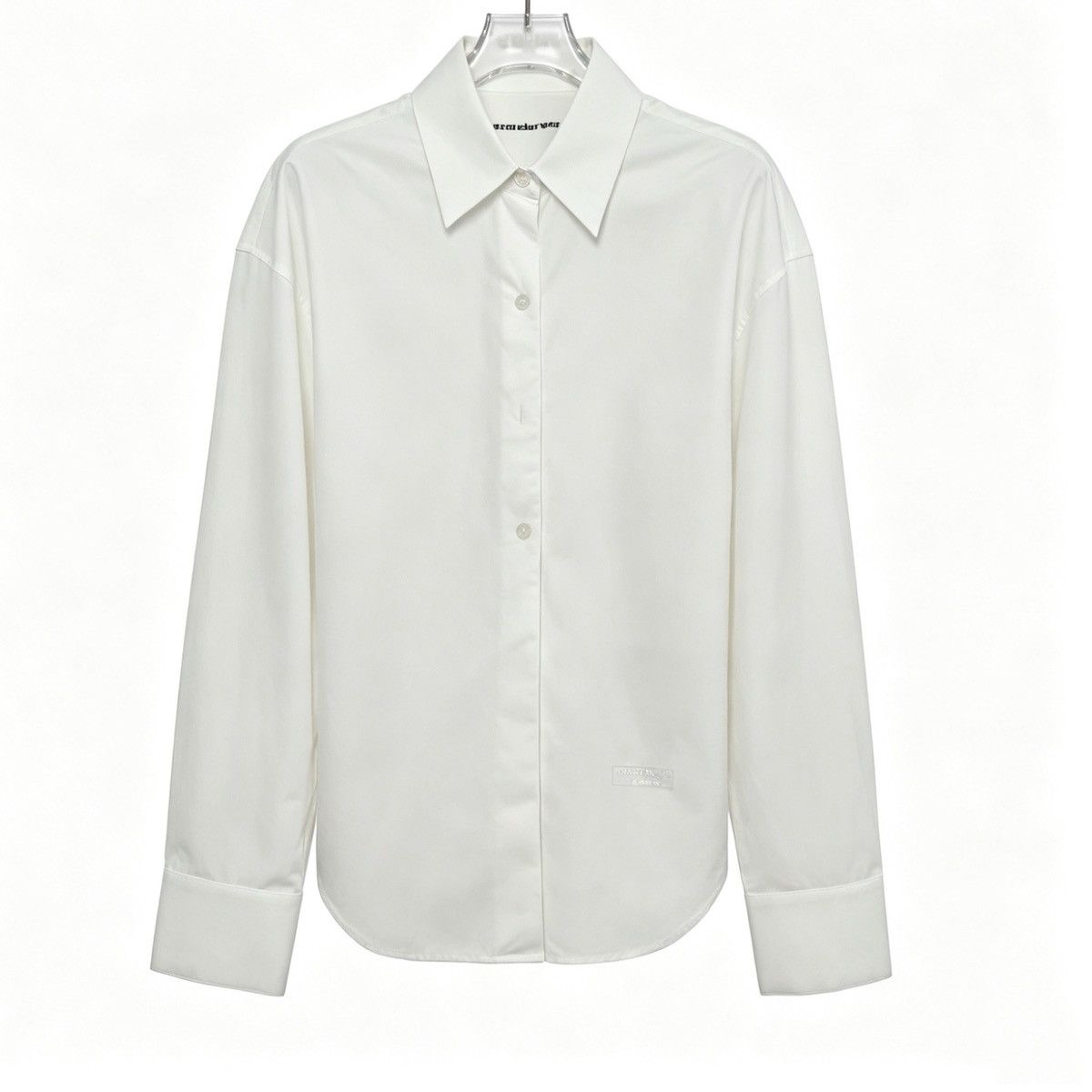 Alexander Wang ALEXANDER WANG Solid Color Collared Long Sleeve Shirt K26WX Size M / US 6-8 / IT 42-44 - 2 Thumbnail
