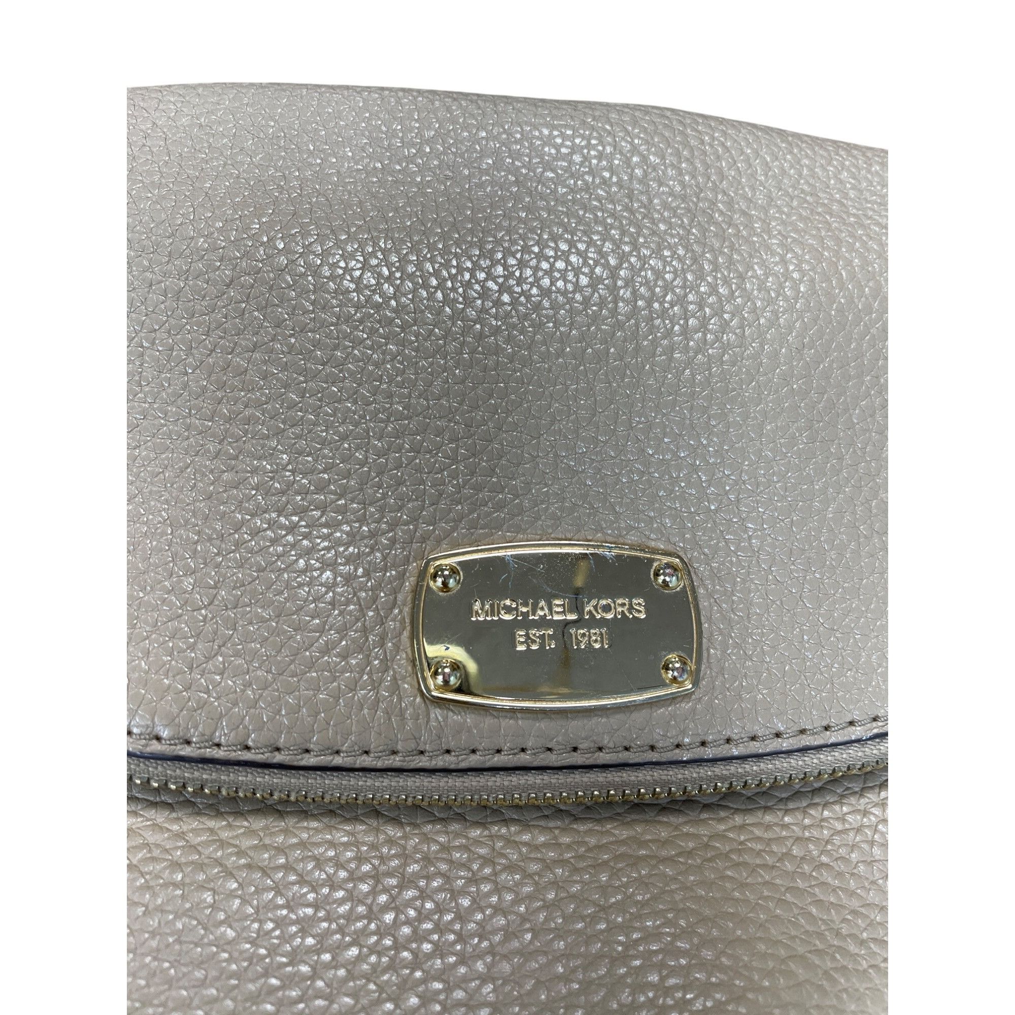 Michael Kors Michael Kors Bedford Flap wms beige leather pebbled shoulder Size ONE SIZE - 2 Thumbnail